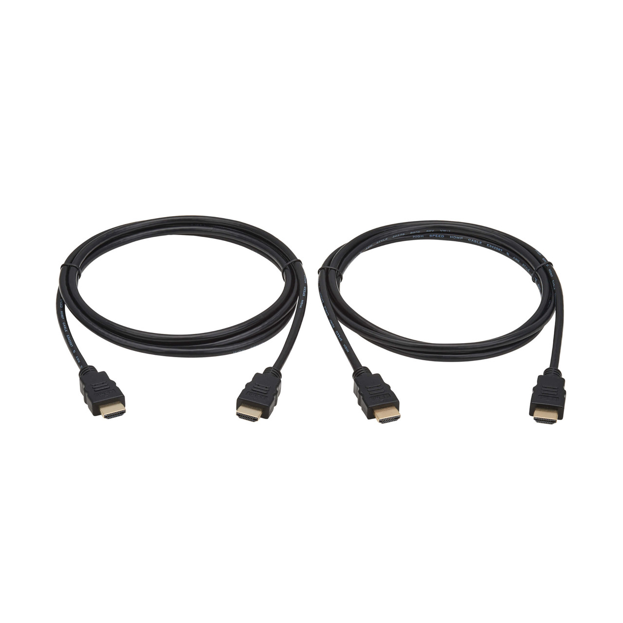 Eaton Tripp Lite series High-Speed 4K HDMI Cables (M/M) - 4:4:4, 6 ft. (1.8 m), Black, 2 Pack - P568-006-2PK