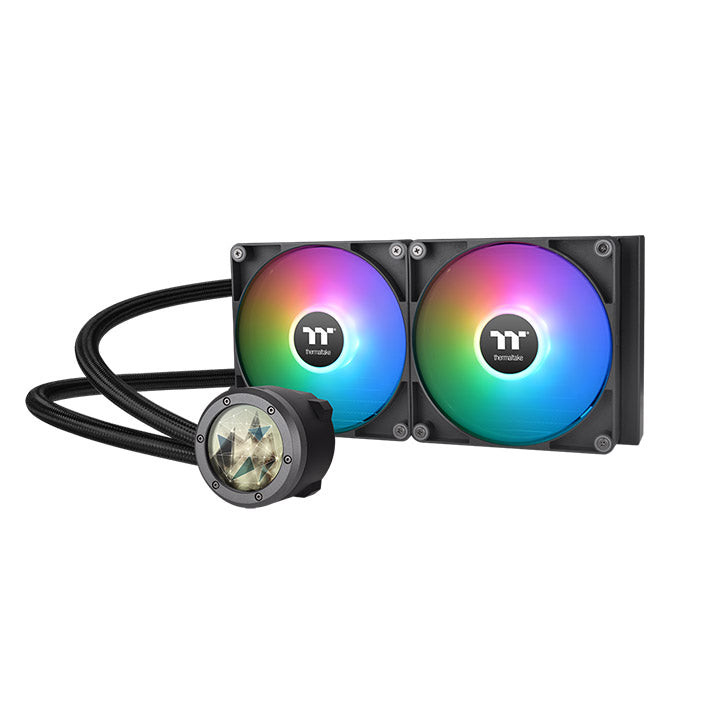 Thermaltake TH280 V2 Ultra 2.1 LCD With Motherboard ARGB Sync 280mm AIO Liquid CPU Cooler - CL-W385-PL14SW-A