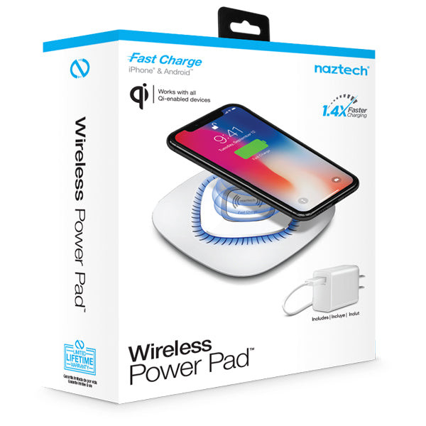 Naztech Power Pad 10W Wireless Fast Charger | White - 14994