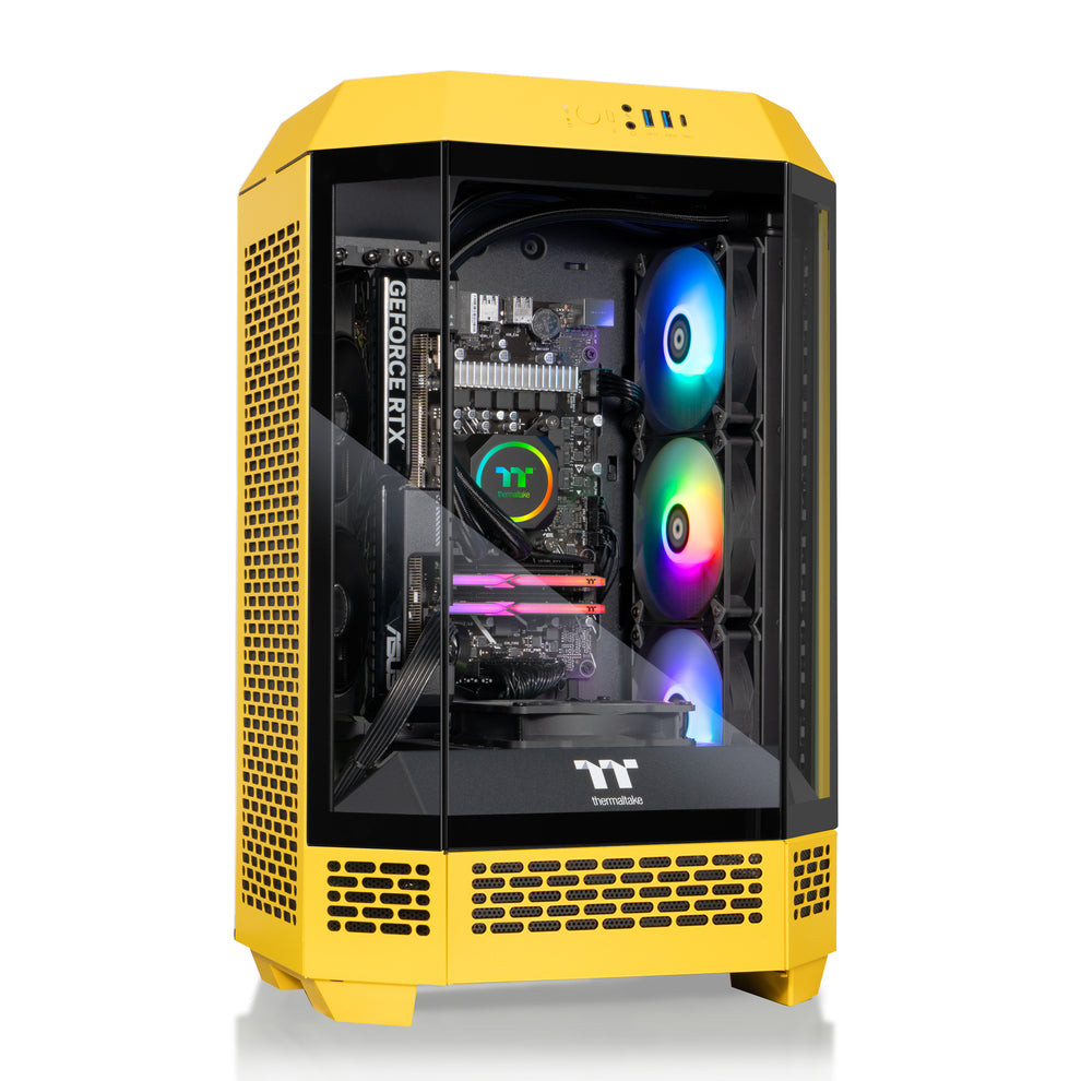Thermaltake Reactor i70S - Bumblebee, Intel Core i7-14700KF and NVIDIA GeForce RTX 4070 Super Graphics Card - TW3Y-B760-47S-LCS
