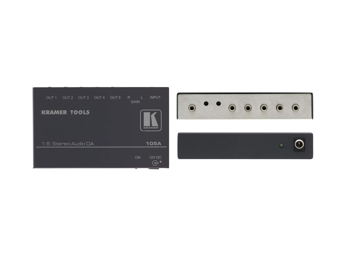 Kramer 105A 1:5 Stereo Audio Distribution Amplifier - 90-010590