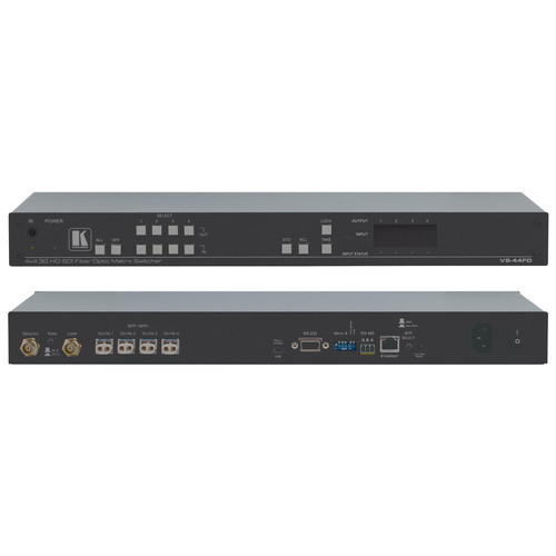 Kramer 1x1 SFP Fiber Optic 3G HD-SDI Transmitter & Receiver Set (1.2 mi) - SFP-IN/OUT-2KM