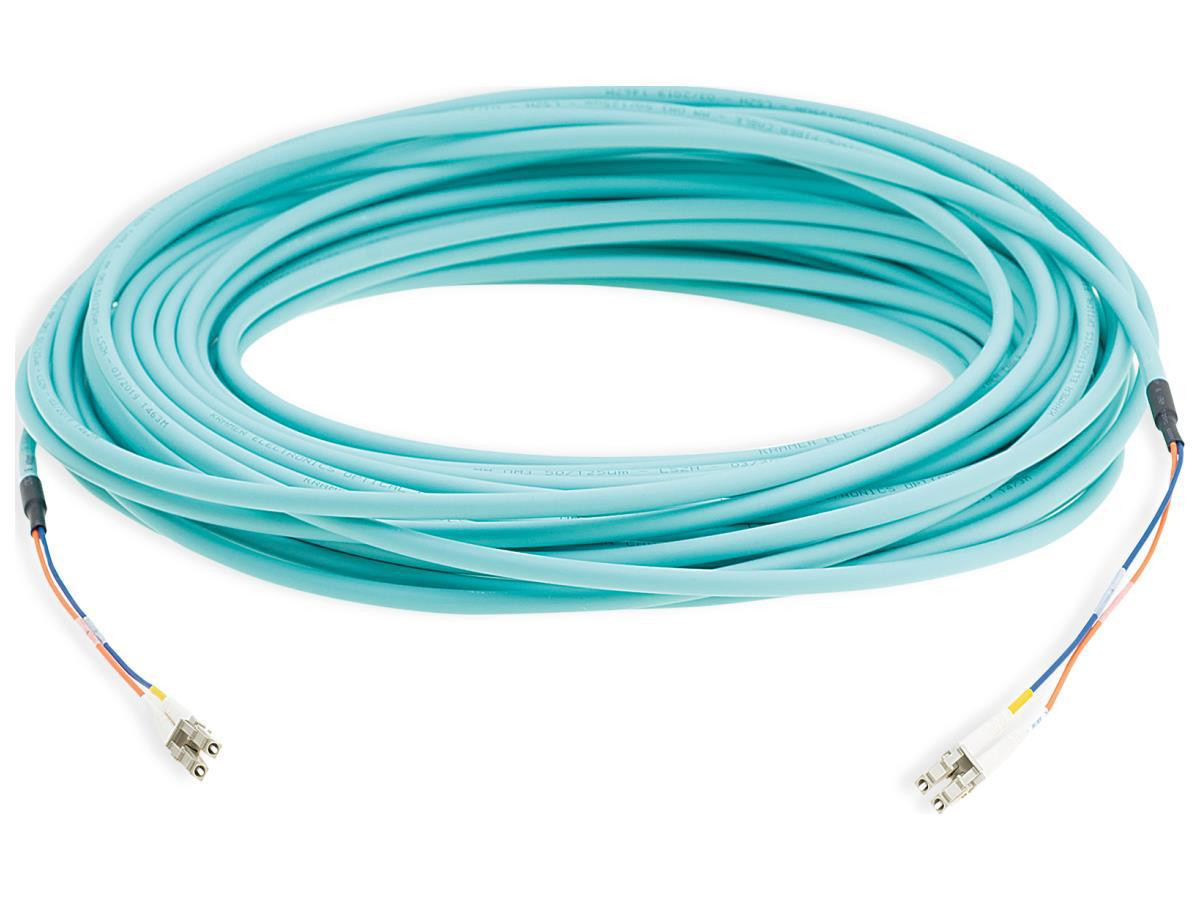 Kramer CLS-2LC/OM3-328 2 LC MM OM3 Fiber Optic Cable Low Smoke & Halogen Free - 94-0502328