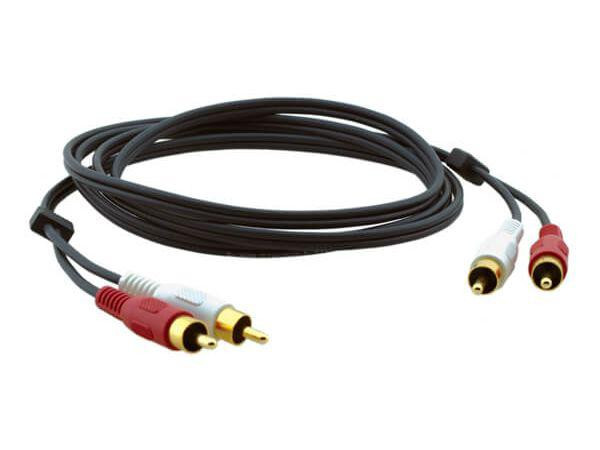 Kramer 2 RCA Male to 2 RCA Male Stereo Audio Cable (10') - 95-0202010
