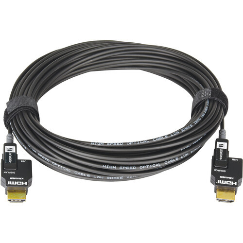 Kramer CLS-AOCH/60 Active Optical HDMI Cable with Detachable HDMI Connectors (33') - 97-0406033