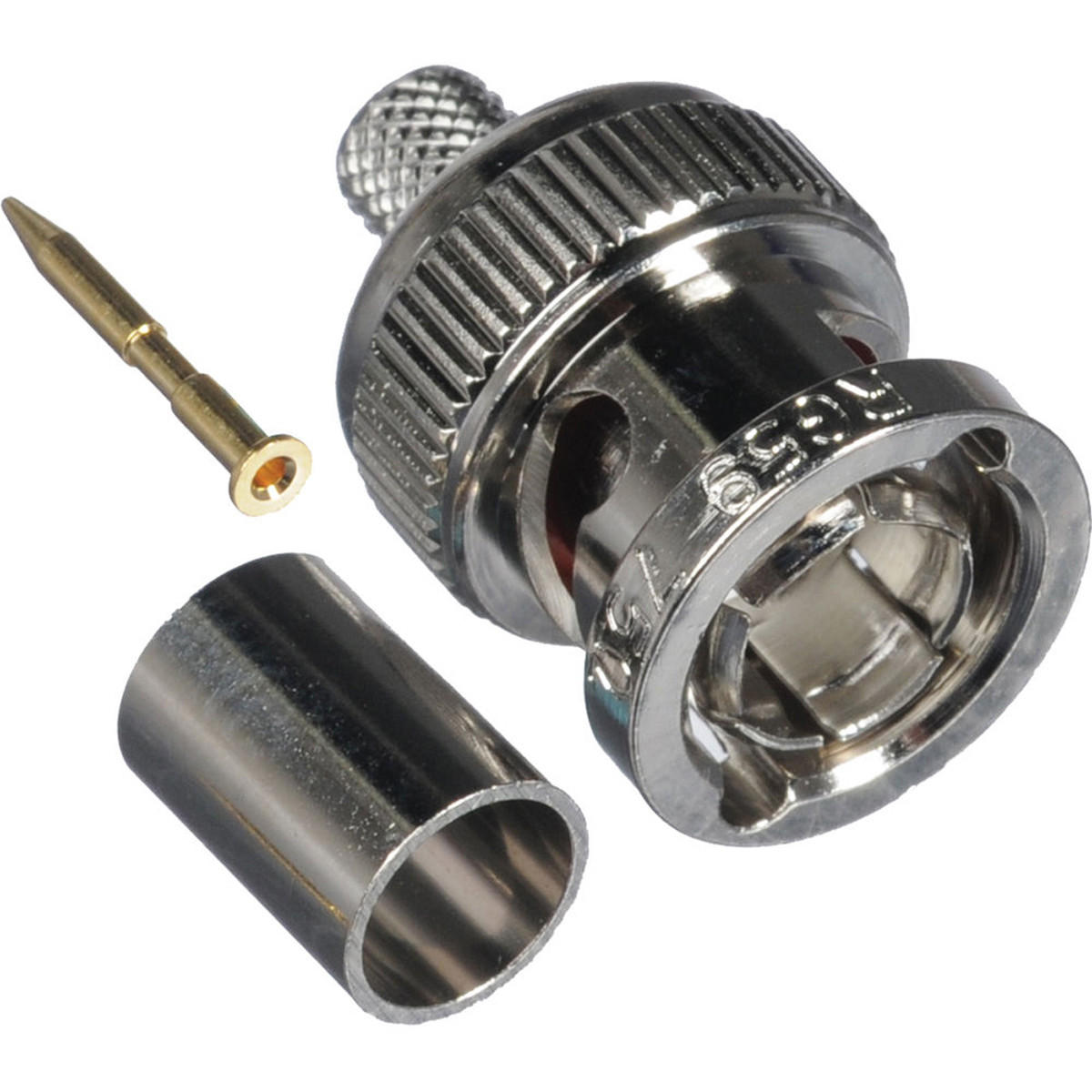 Kramer Electronics 99-9105900 BNC Male Crimp Style Connector for RG-59 Coax Cables - 99-9105900
