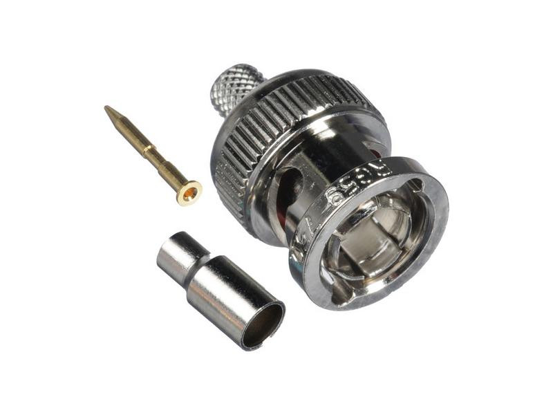 Kramer 99-9107900 BNC M Crimp Connector for 26-28 AWG Coax - 99-9107900