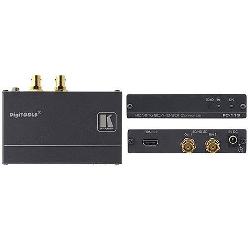 Kramer 90-70874090 HDMI to 3G HD-SDI Format Converter with Power Supply - 90-70874090