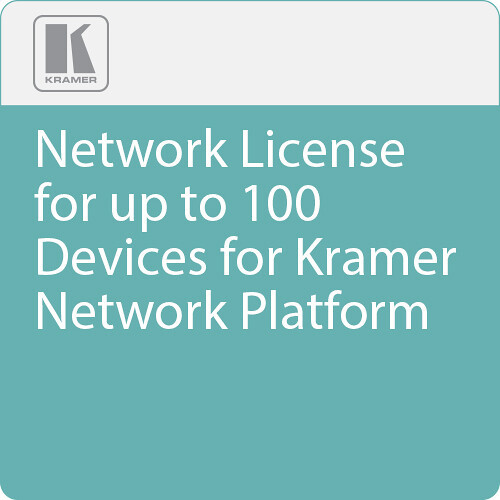 Kramer Network License for up to 100 Devices for Kramer Network Platform - 60-00013199