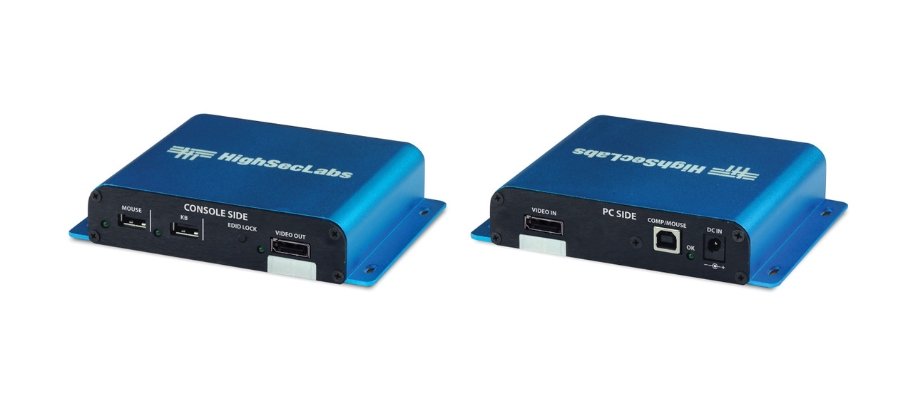 Kramer HighSecLabs FIFE11PHR-M - KVM isolator - secure, fiber extended, for 10KM, 4K 30hz receiver - 22-00015290