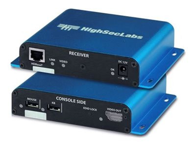 Kramer HighSecLabs Secure M-Series FVFE11PHR-M - KVM / audio / USB extender - receiver - up to 6.2 miles - 22-00014290