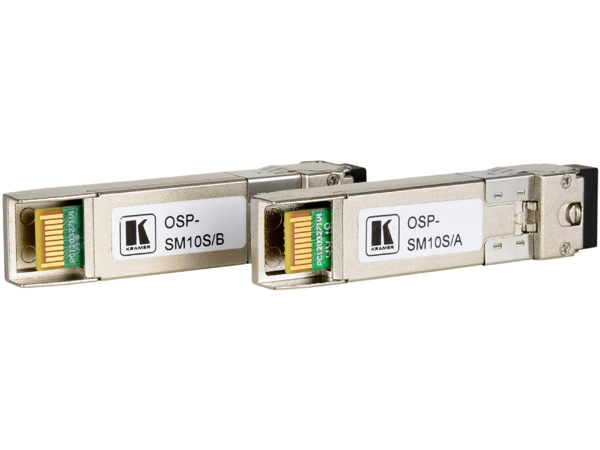 Kramer Optical SFP+ Transceiver over 10G 1270/1330nm Simplex SM Fiber (Pair) - 50-000299