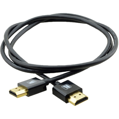 Kramer C-HM/HM/PICO/BK-5 Ultra-Slim Flexible High-Speed HDMI Cable with Ethernet (Black, 5') - 97-0132005