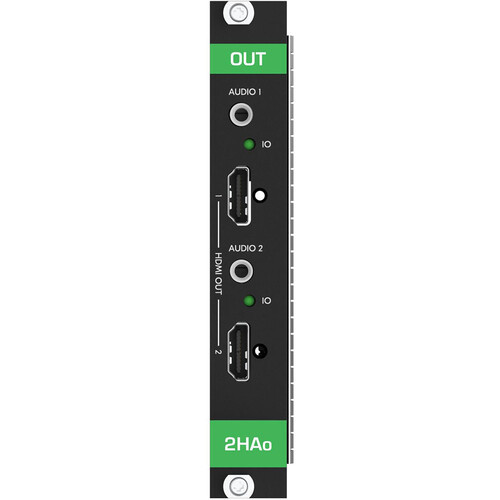 Kramer 2-Port 4K60 4:4:4 HDMI Modular Output Card with Analog Audio - 20-70014198