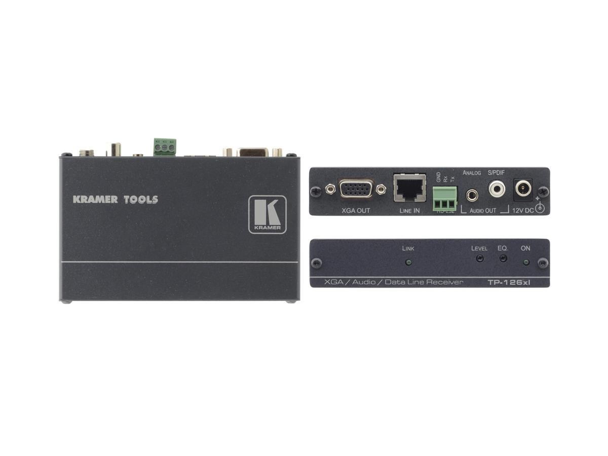 Kramer TP-126xl VGA with Stereo Audio and RS-232 over Ethernet (Receiver) - 50-80177090