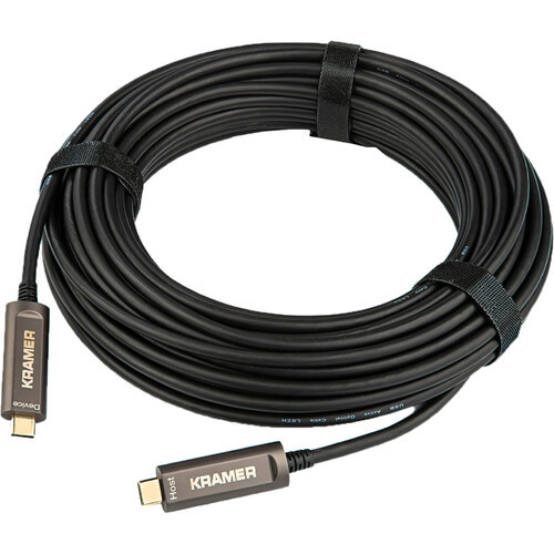 Kramer 97-04300050 USB 3.1 GEN-2 Optical USB-C Male to USB-C Male Cable - 50ft - 97-04300050