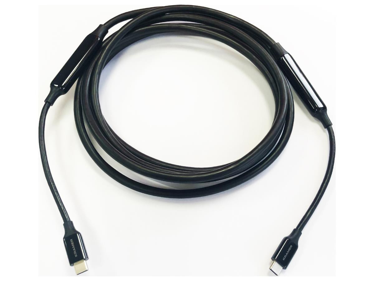 Kramer USB 3.1 Gen 2 Type-C Male to USB Type-C-Male Active Extender Cable (10') - 96-0219003
