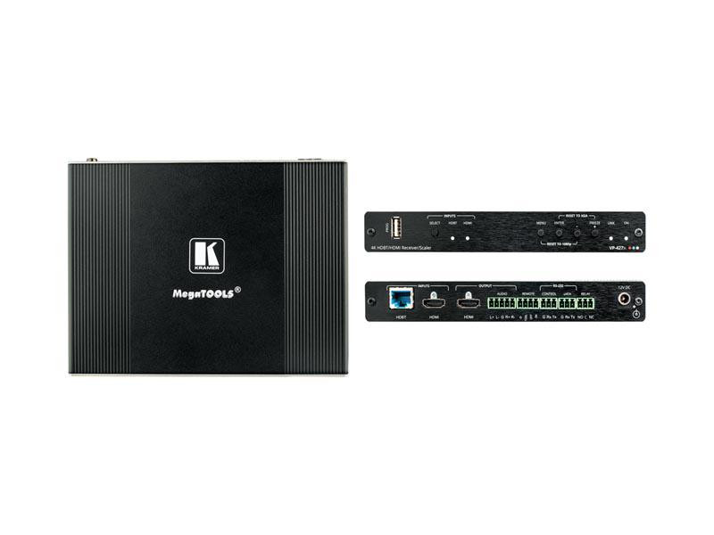 Kramer 4K Auto-Switcher/Scaler Receiver over Long-Reach HDBaseT - VP-427X