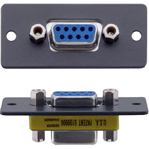 Kramer 9-Pin Sub-D Female to 9-Pin Sub-D Female Wall Plate Insert - WD-2F