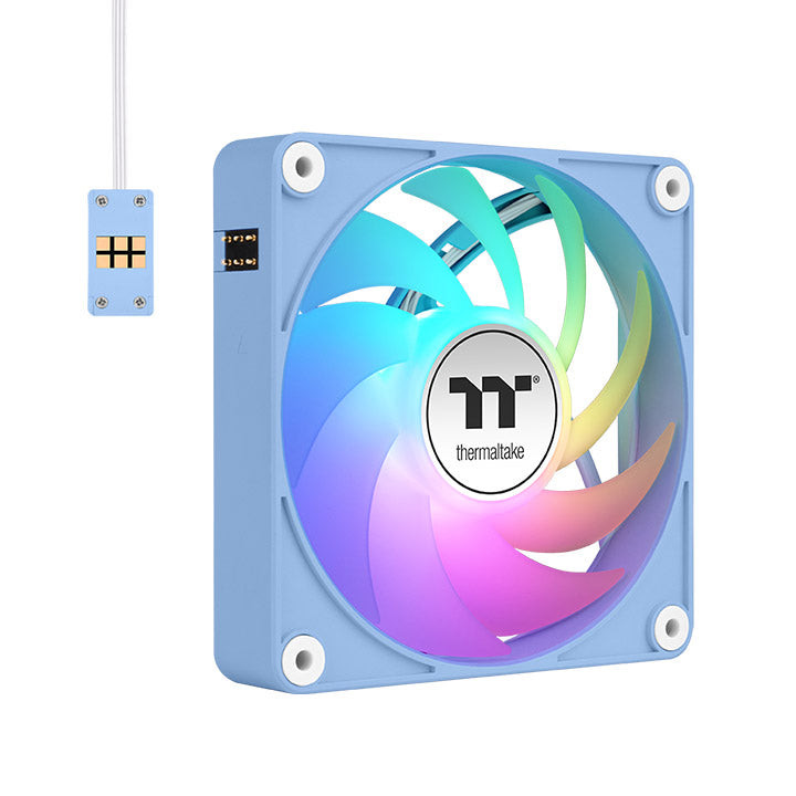 Thermaltake CT140 EX ARGB Sync PC Cooling Fan Hydrangea Blue (3-Fan Pack - CL-F197-PL14BU-A)