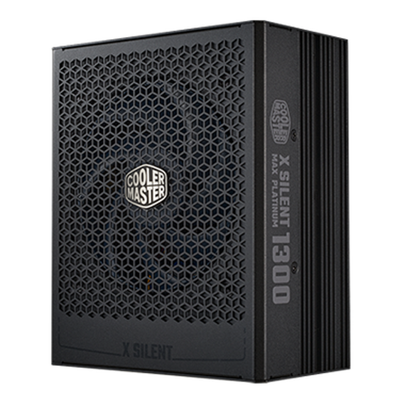 Cooler Master X Silent MAX Platinum 1300 PSU - X Silent MAX Platinum - Engineered With An Acoustically Optimized Mobius Fan, Top-Tier Industrial IC Components and Our Exclusive Aluminum Heatsink Dissipation Technology - MPS-D001-AFAP