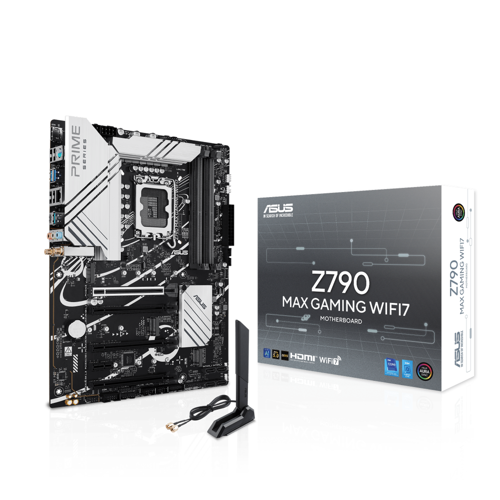 Asus Z790 MAX GAMING WIFI7 Motherboard – Intel LGA 1700, DDR5, Wi-Fi 7, PCIe 5.0, USB4, 14+1 Power Stages - 90MB1MS0-MVAAY0