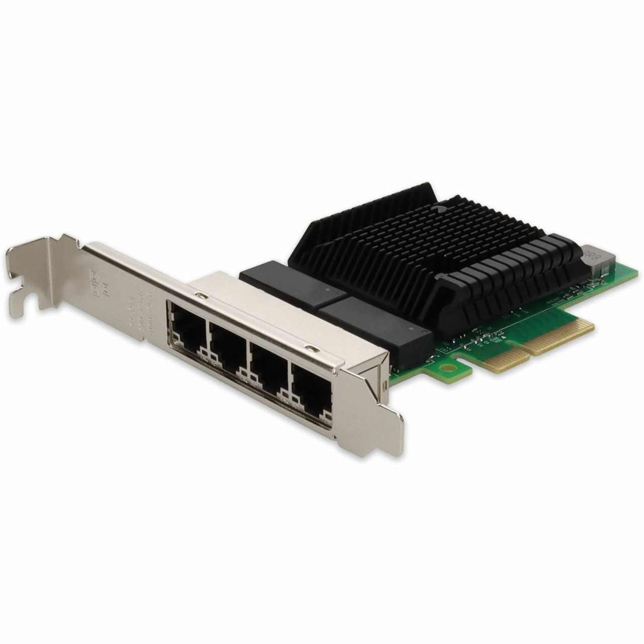 AddOn 10/100/1000Mbs Quad RJ-45 Port 100m PCIe 2.0 x4 Network Interface Card Broadcom 5719 Chipset - ADD-PCIE-4RJ45-BR
