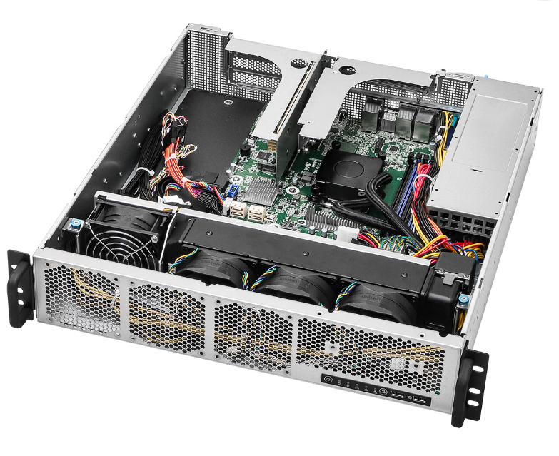 AsRock 2U1G-B650/AQUA 2U Rackmount With 1+1, 80-PLUS Platinum, 1200W CRPS - Single Socket AM5 (LGA 1718), Supports AMD EPYC 4004 And AMD Ryzen 8000/7000 Series Processors