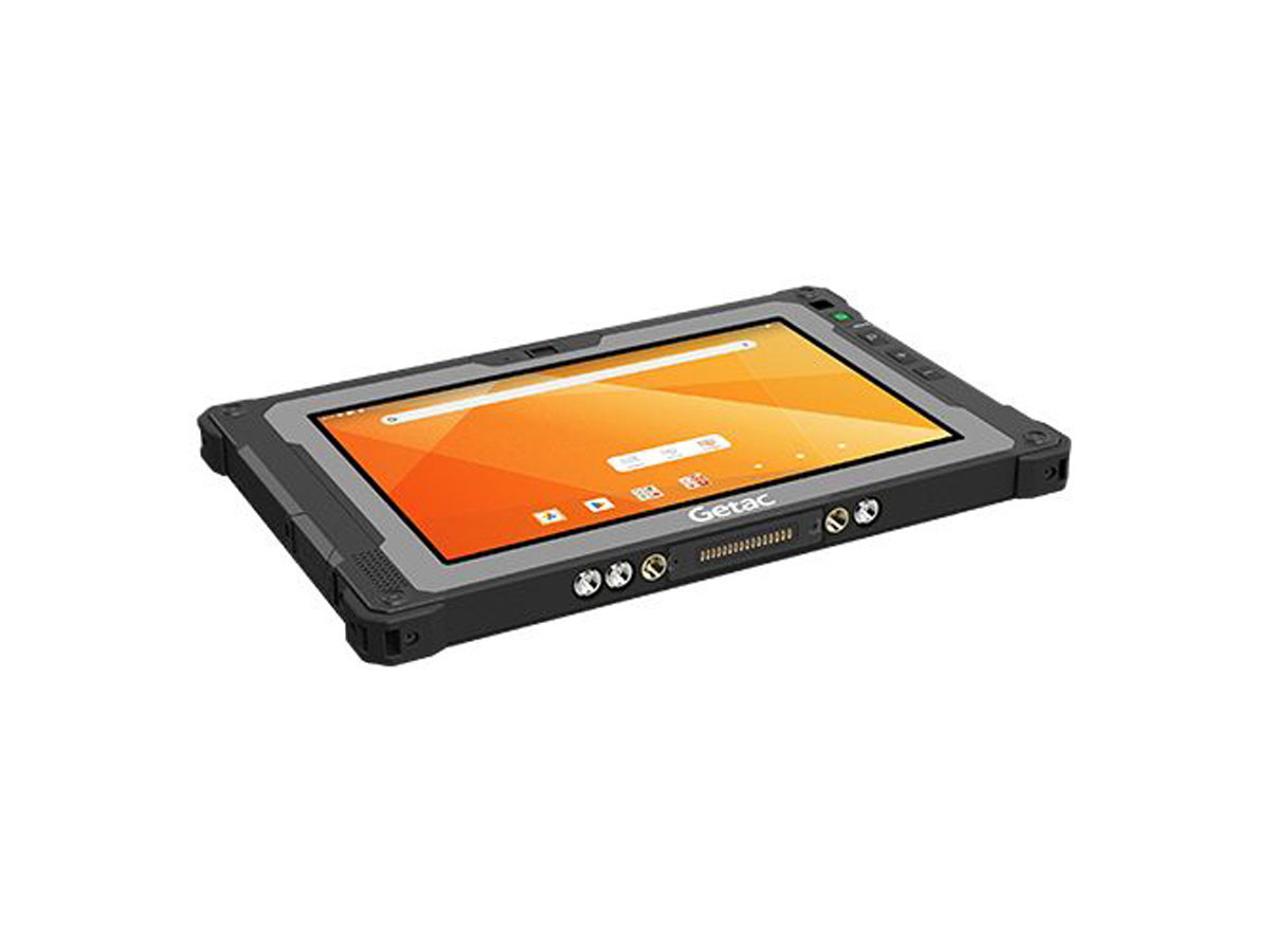 Getac ZX80 TAA Qualcomm QCS6490 + TAA, 8 With Webcam, Android 13 + 12GB RAM + 256GB Storage, Sunlight Readable (WUXGA LCD + Touchscreen) + without Hard Tip stylus, USB-C AC Adapter + US Power Cord, w/ Rear Camera + Internal Battery - Z8B7FXDA38XX