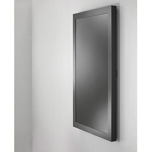 Chief Impact On-Wall Kiosk with Protective Glass - Portrait 70 Inch Black - LW70UBPG