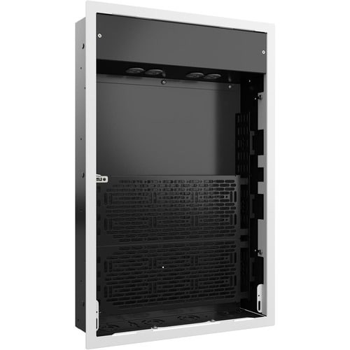 Chief Proximity Extra-Large In-Wall Storage Box with 4-Receptacles and Lever Lock - PAC527LFWP4