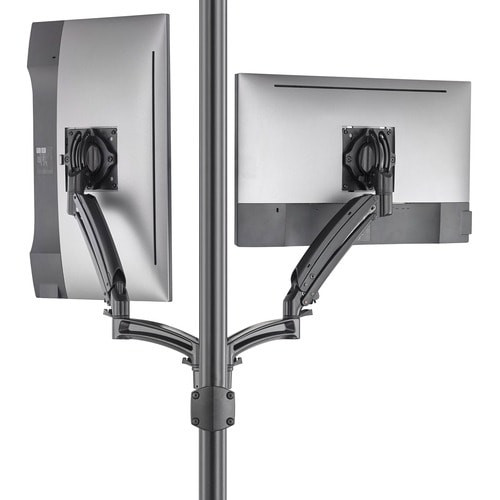 Chief Kontour Pole Mount for Monitor, All-in-One Computer - Black - TAA Compliant - 2 Display(s) Supported - 30" Screen Support - K1P220BXRH