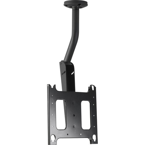 Chief Flat Panel Single Ceiling Mount with Angled Column - Black - 42-71in Displays - PCM2534
