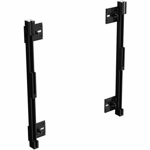 Chief Tiled DVLED Universal Wall Mount - 2 High Starter - For 27 in DvLED Panels - Black - Height Adjustable - DVM27U2