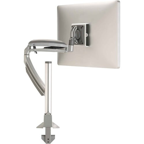Chief Kontour Dynamic Single Monitor Arm Desk Mount - For Displays 10-38" - Silver - Height Adjustable - 10" to 30" Screen Support - - K1C120S