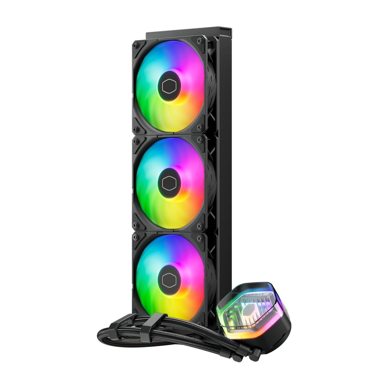 Cooler Master -MasterLiquid 360 Atmos. Cooler Master is unveiling the next generation of liquid cooling engineering with the MasterLiquid Atmos, our new AIO liquid cooler.