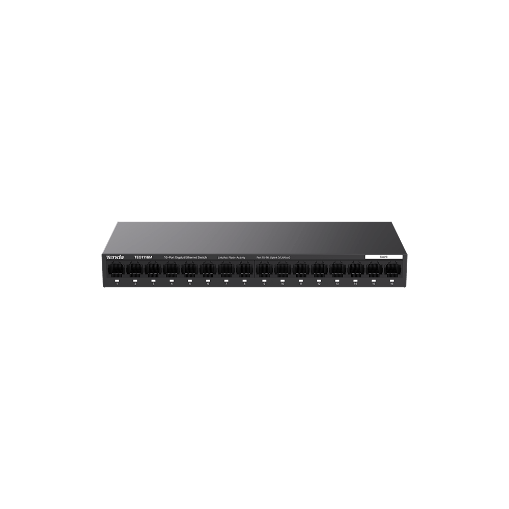 Tenda 16-PORT GIGABIT ETHERNET SWITCH - TEG1116M