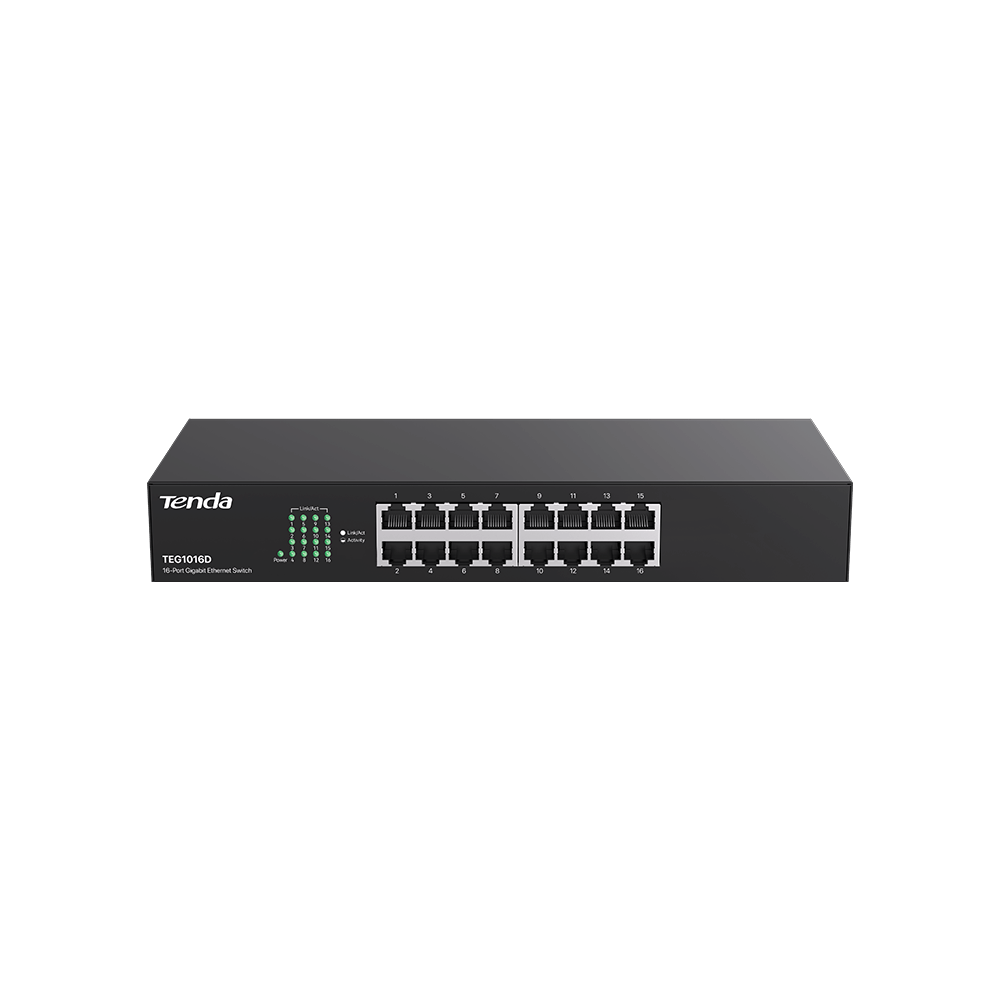Tenda 16-Port Gigabit Ethernet Switch - TEG1016D v8.0