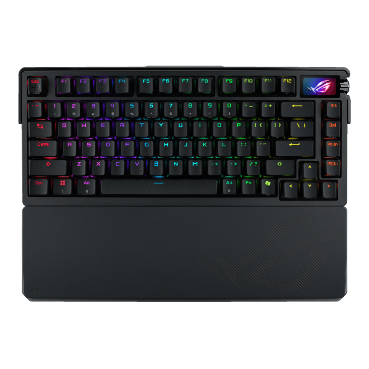 Asus ROG Azoth Extreme - Ustomizable 75% Gaming Keyboard With A Premium Aluminum-Alloy Chassis And Metal Frame - 8000 Hz Report Rate With The ROG Polling Rate Booster - ROG Azoth Extreme