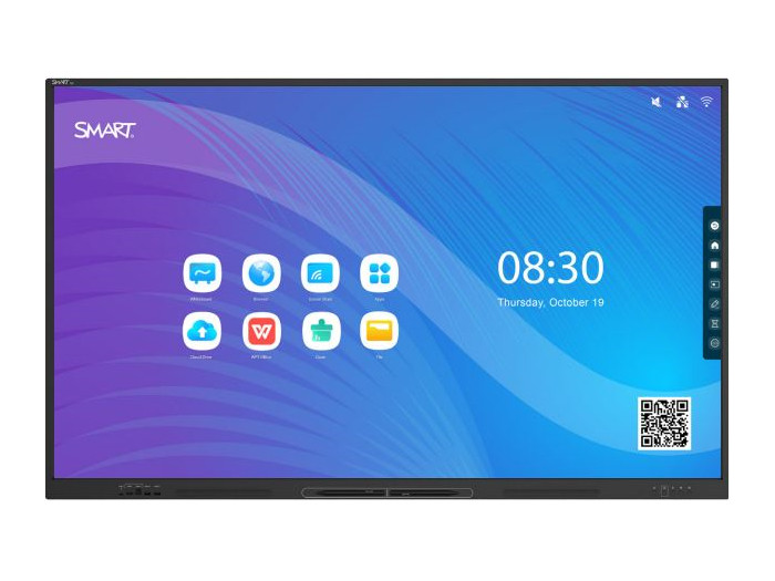 Smart Board GX 86 Inch (V3) - LED Display - Flat - 86Inch - 3840 x 2160 - 86Inch - 8Ms - 400 cd/m2 - 60 Hz - 400 cd/m2 - 16:9 - 800 x 600 mm - GX086-V3