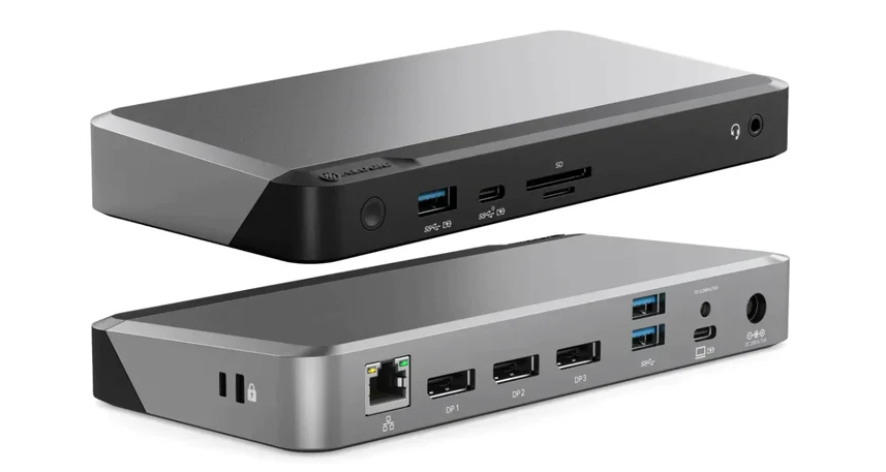 Alogic MX3 USB-C Triple Display DP Alt. Mode Docking Station - With 100W Power Delivery - DUPRMX3-WW