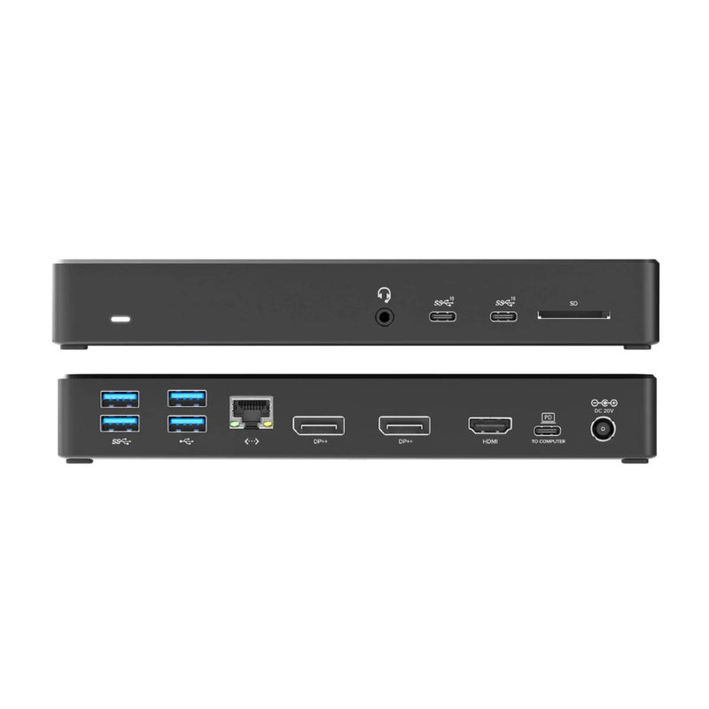 Alogic USB-C Triple Display DP Alt. Mode Docking Station - MA3 with 100W Power Delivery (Laptop Charging) - 2 x DP and 1 x HDMI with up to 4K 60Hz Support - DUCMA3