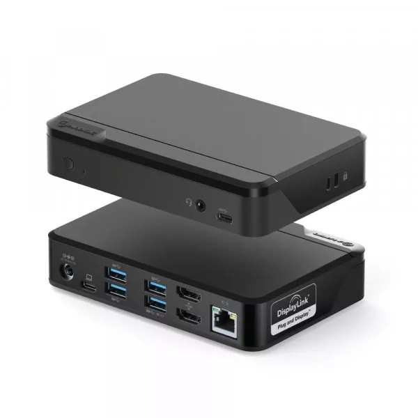 Alogic Universal Twin HD Docking Station with USB-C & USB-A Compatibility - Dual Display 1080p@60Hz - DUTHD