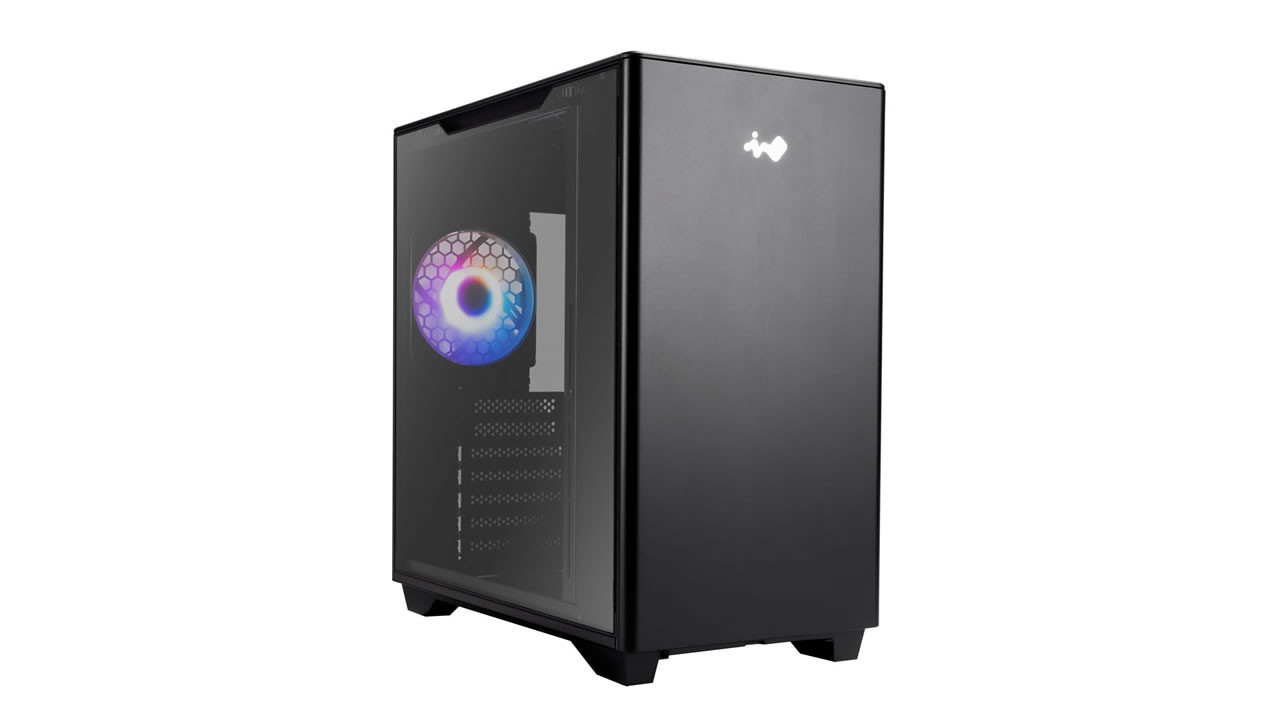 Inwin A5 Mid Tower, SECC, Tempered Glass, PC-ABS - IW-CS-A5BLK-1AM120S