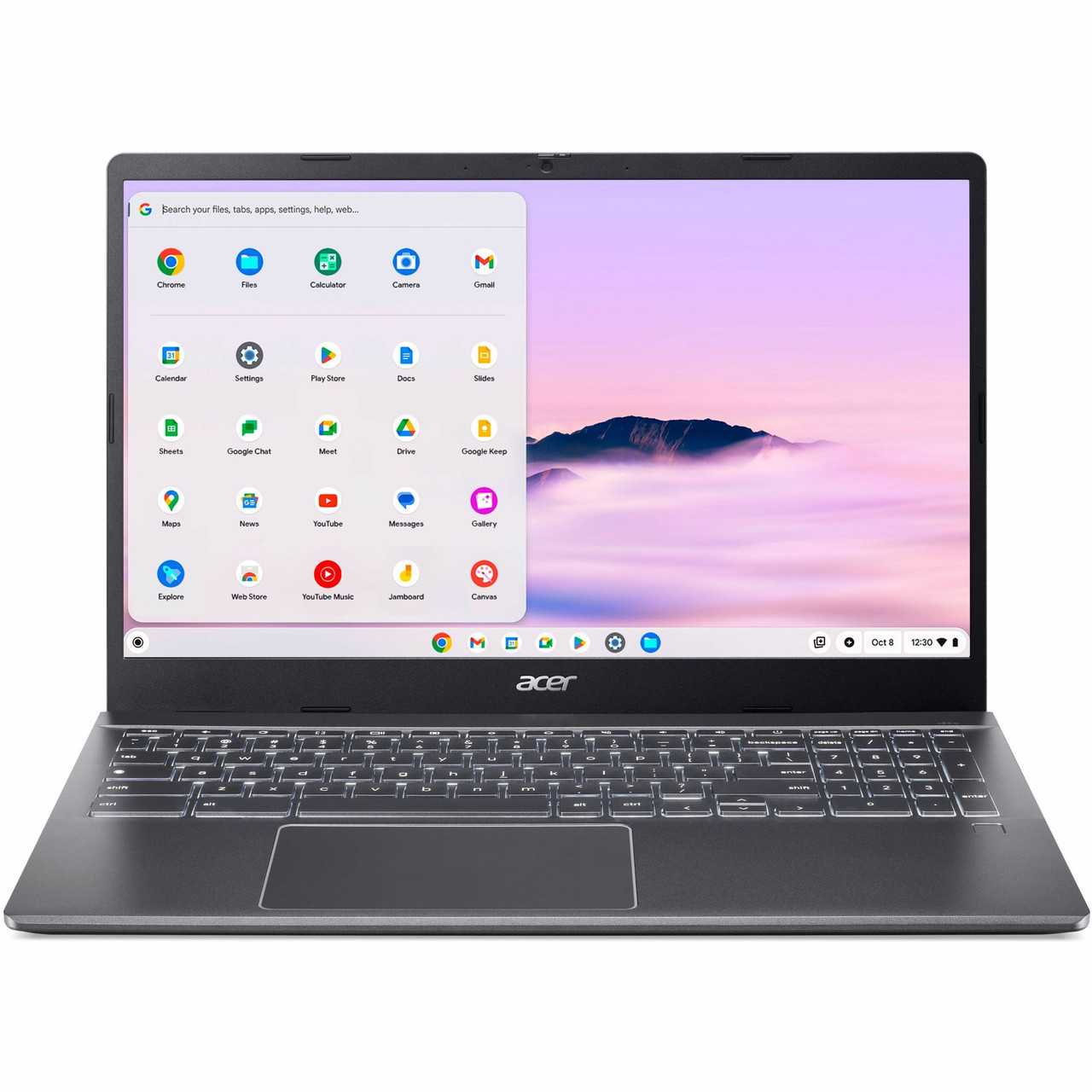 Acer Chromebook Plus 515 CBE595-2T CBE595-2T-36DM 15.6" Touchscreen Chromebook - Full HD - Intel Core 3 100U - 8 GB - 256 GB SSD - English (US) Keyboard - Iron - NX.JHVAA.001