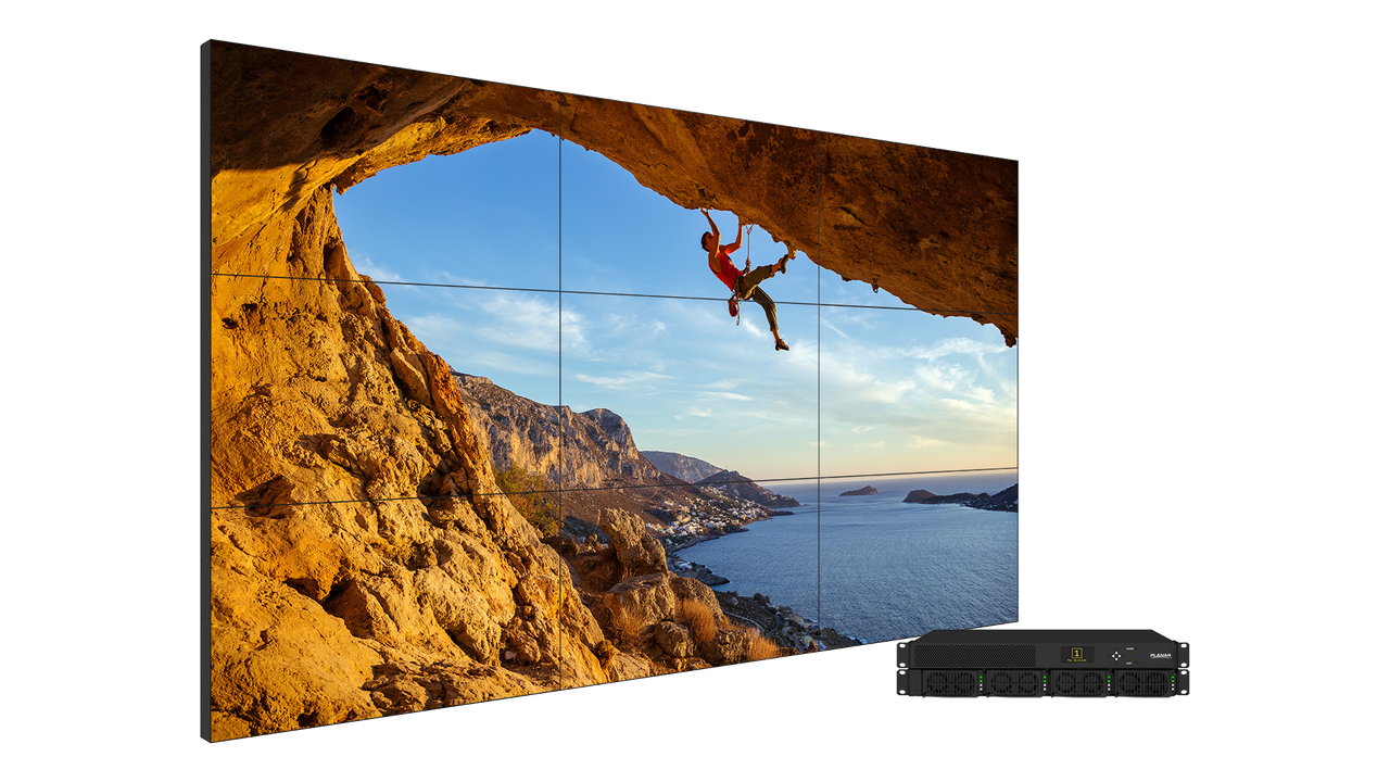 Planar Matrix Complete 3X3 Video Wall - 500-Nit, 165 In Diagonal. Includes (9+2 Spare) Lx55M-L Displays, Easyaxis Wall Mounts, Video Controller And Remote Power Supply Electronics, Power Redundancy Option, Trim Kit And 200 Ft - 998-1882-02