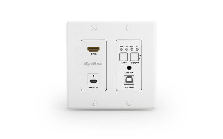 WyreStorm Synergy 2-Input 4K60Hz HDBaseT 3.0 In-Wall Transmitter - SW-120-TX3-US
