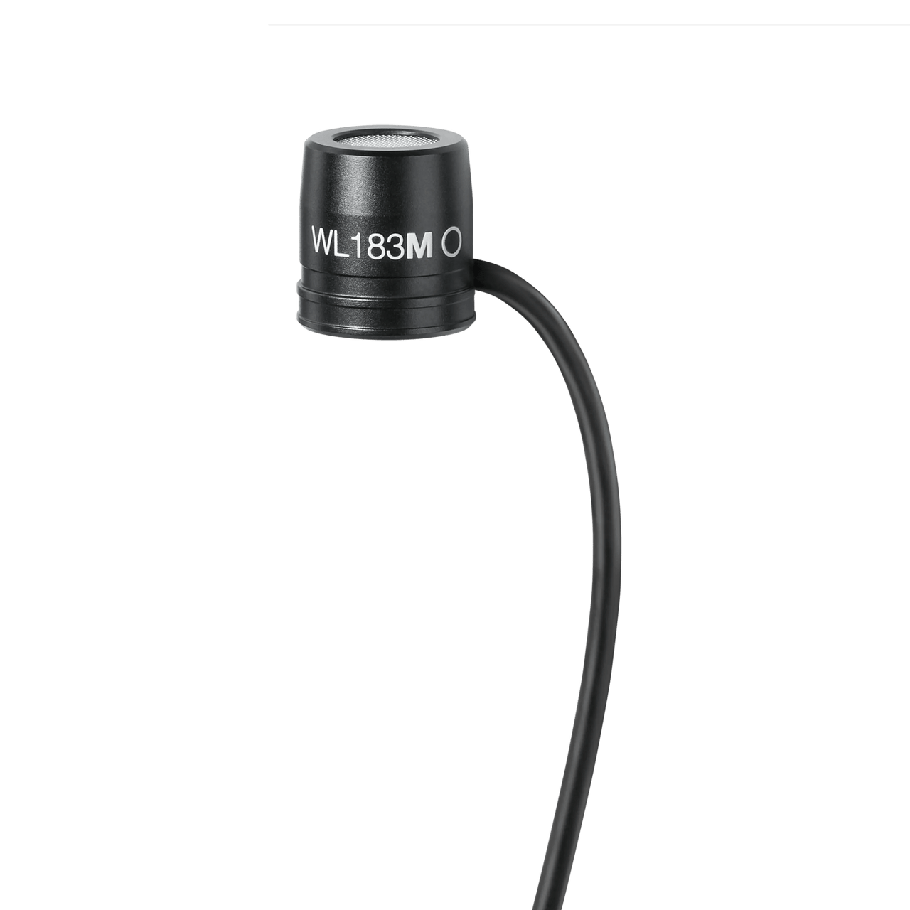 Shure WL183m Low-Profile Omnidirectional Lavalier Microphone with LEMO 3-Pin Connector (Black) - WL183MB/O-LM3