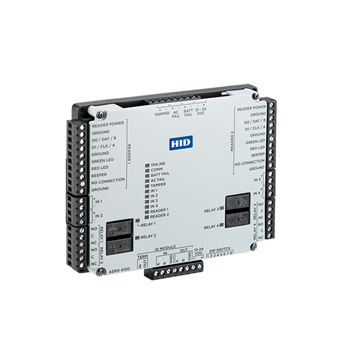 HID Aero X100, Input Monitor Interface Module — Supports Up To 4 Readers, 7 Inputs, 4 Outputs -Aero X100
