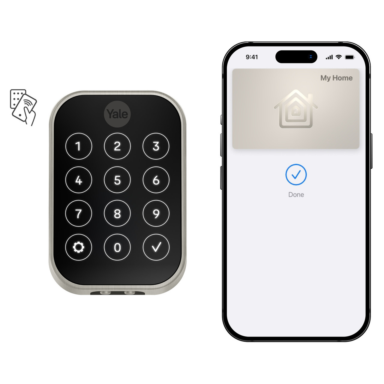 Yale Assure Lock 2 Plus with Wi-Fi and Apple Home Keys - YRD450-N-WF1-619